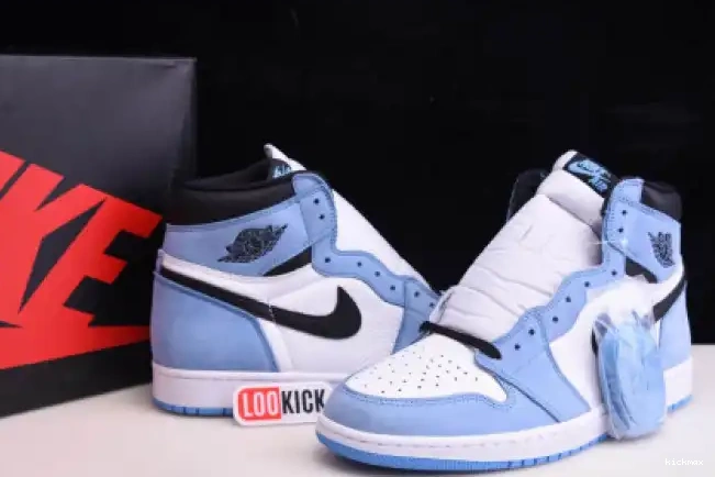 Rep BLACK RETRO AIR 555088-134 WHITE 1 HIGH JORDAN UNIVERSITY BLUE 0604